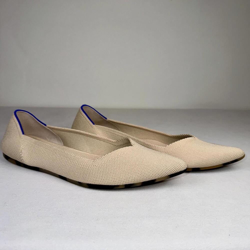 Rothy’s Khaki The Point II Slip-On Shoes Size 9.5 - Picture 2 of 7